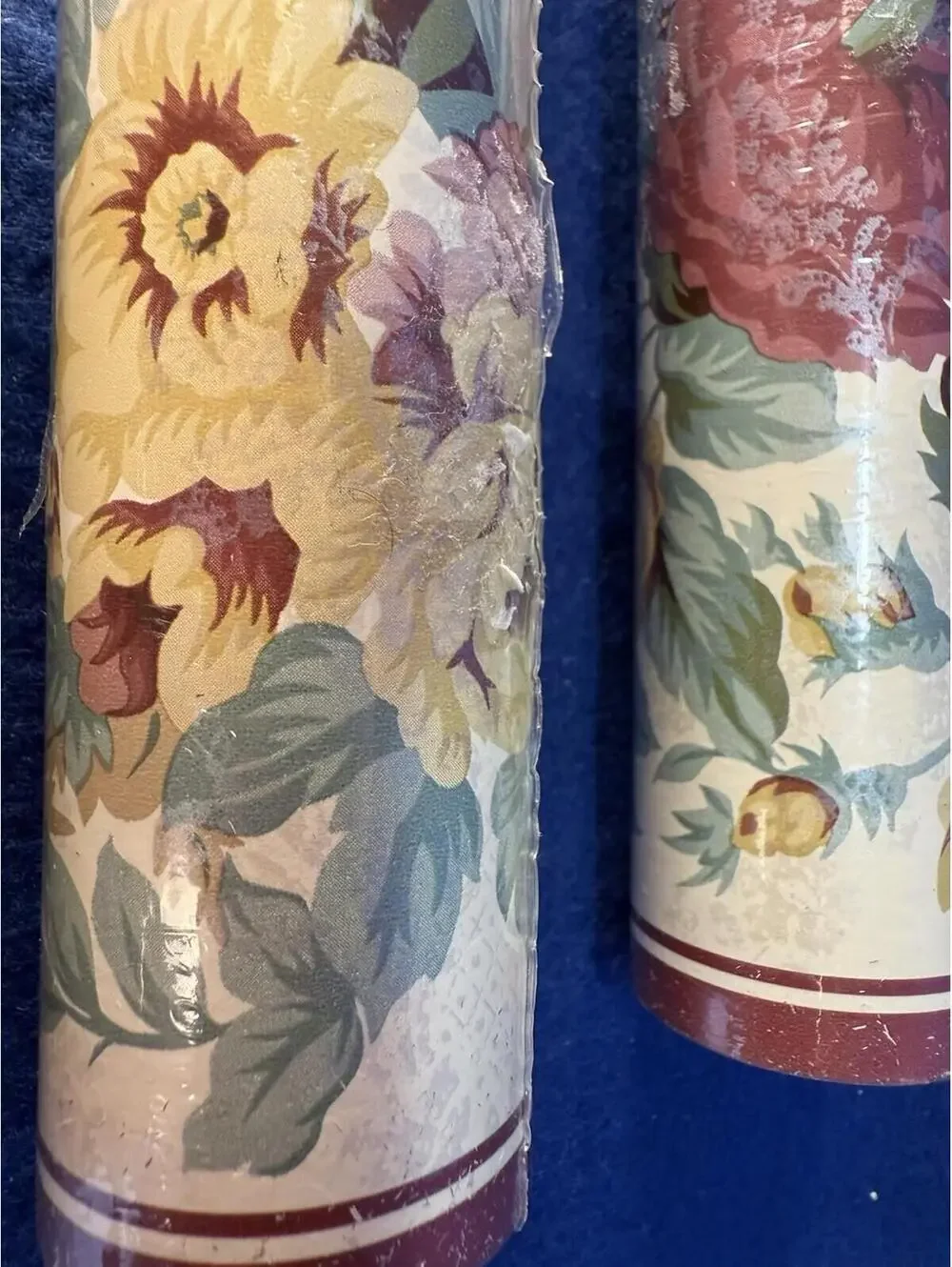 3 Rolls JCPenney ENGLISH ROSE-Rose Wallpaper Border 5 Yards Each Vintage Floral